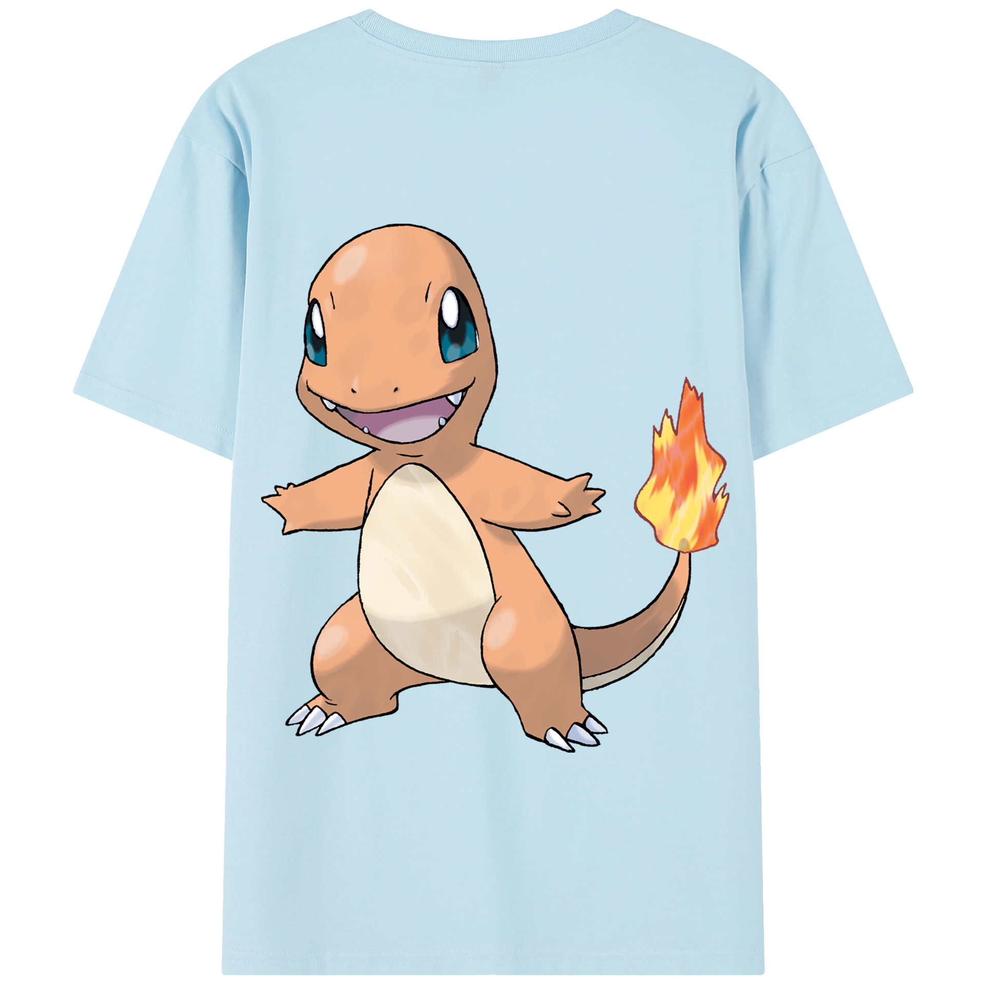 （画像用） ポケットモンスター Pokémon 綿100％半袖Tシャツ（背面プリント）